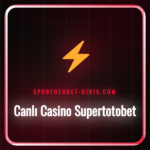 Canlı Casino Supertotobet lobi ekranında oyun masaları ve krupiyeler.