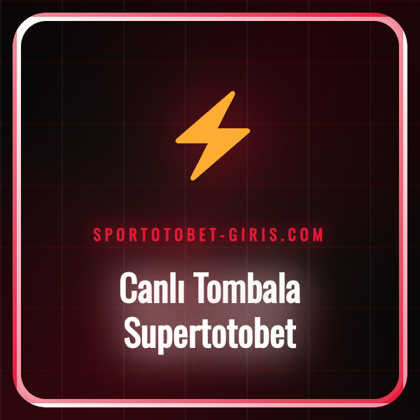 Supertotobet canlı tombala oyun masası ve renkli kartlar.