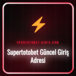 Supertotobet güncel giriş adresi ekranını gösteren bir dizüstü bilgisayar.