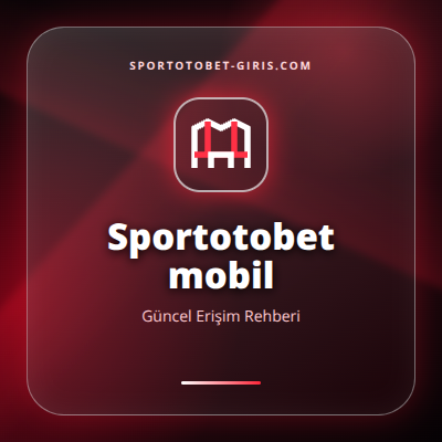 Sportotobet mobil güncel erişim görseli