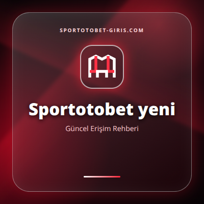 Sportotobet yeni güncel erişim görseli