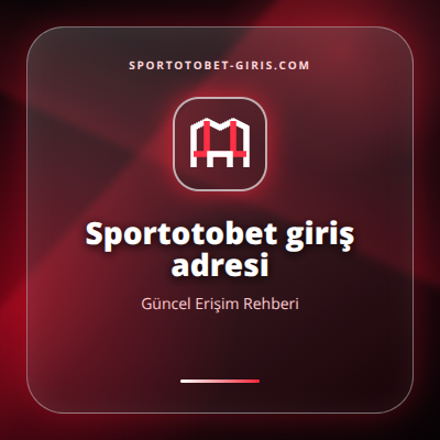 Sportotobet giriş adresi güncel erişim görseli